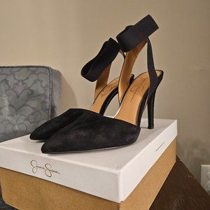 Jessica Simpson Suede Pointy Toe Heel